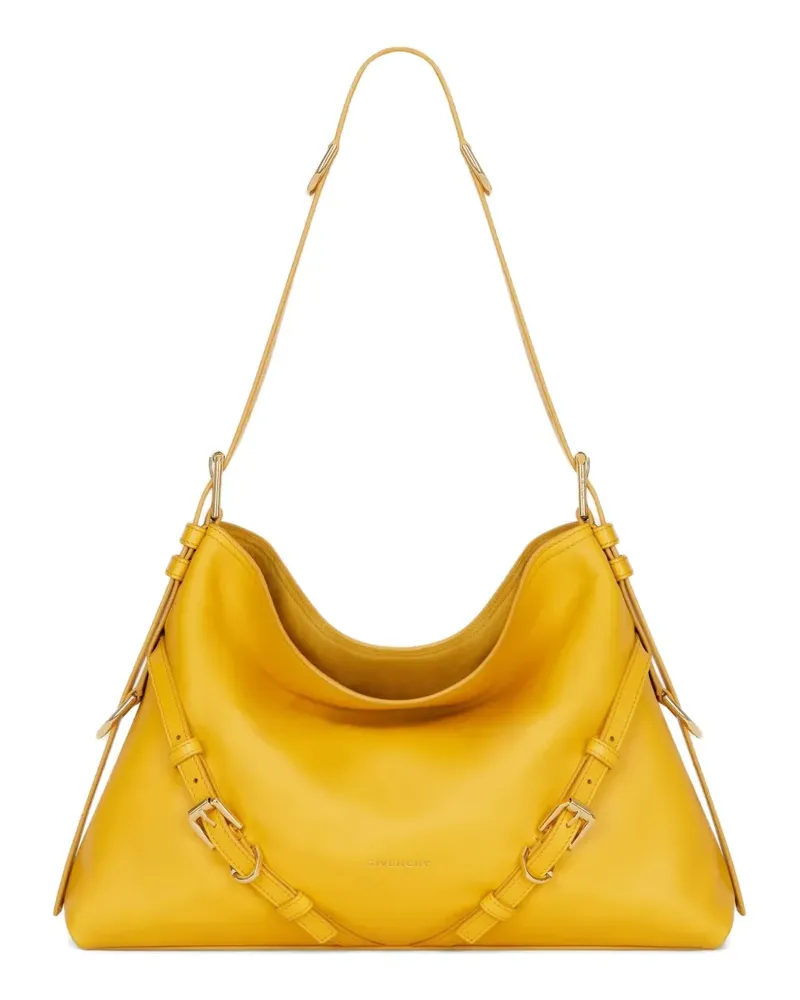 Givenchy Medium Voyou bag in shiny leather - Gelb Gelb