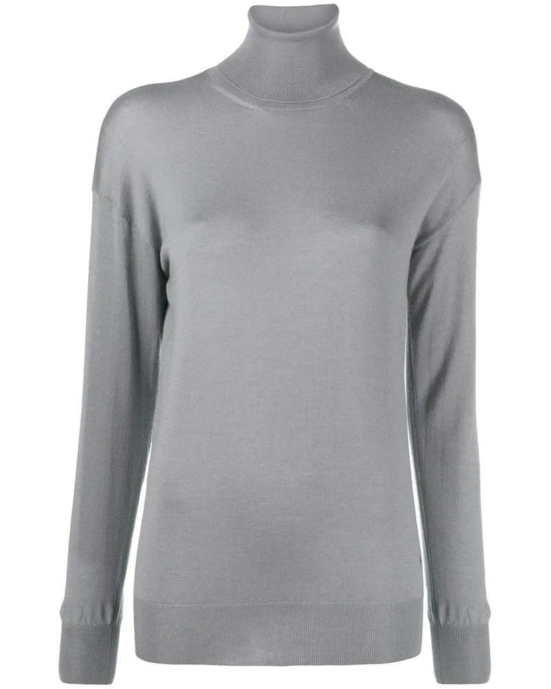Tom Ford Fein gestrickter Rollkragenpullover - Grau Grau