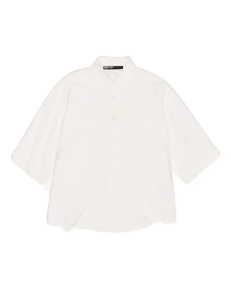BIMBA Y LOLA textured pocket shirt - Weiß Weiß