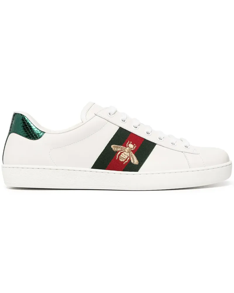 Gucci Sneakers mit Webstreifen - Weiß Weiß