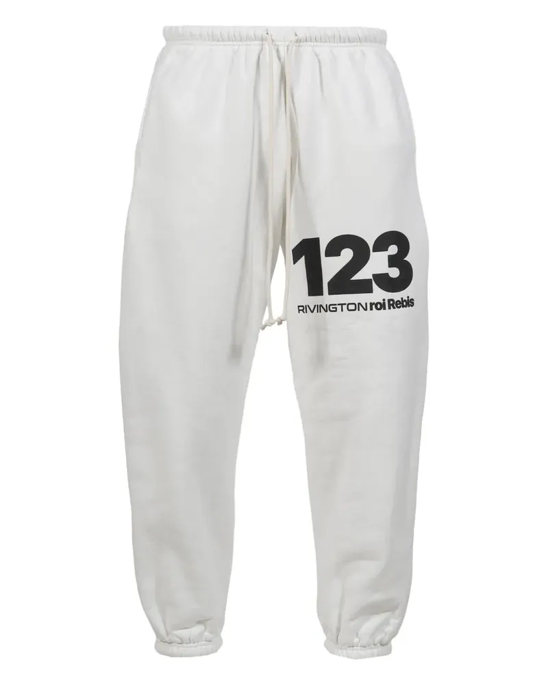RRR123 Jogginghose mit Kordelzug - Weiß Weiß