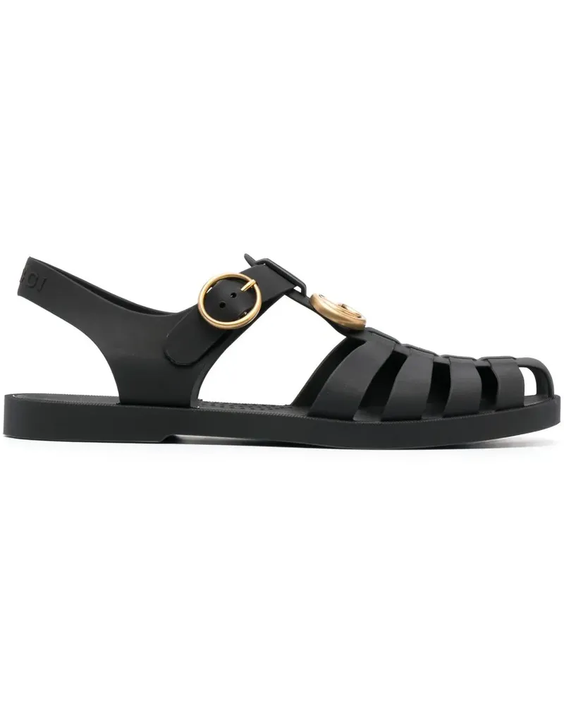 Gucci Sandalen mit Schnalle - Schwarz Schwarz