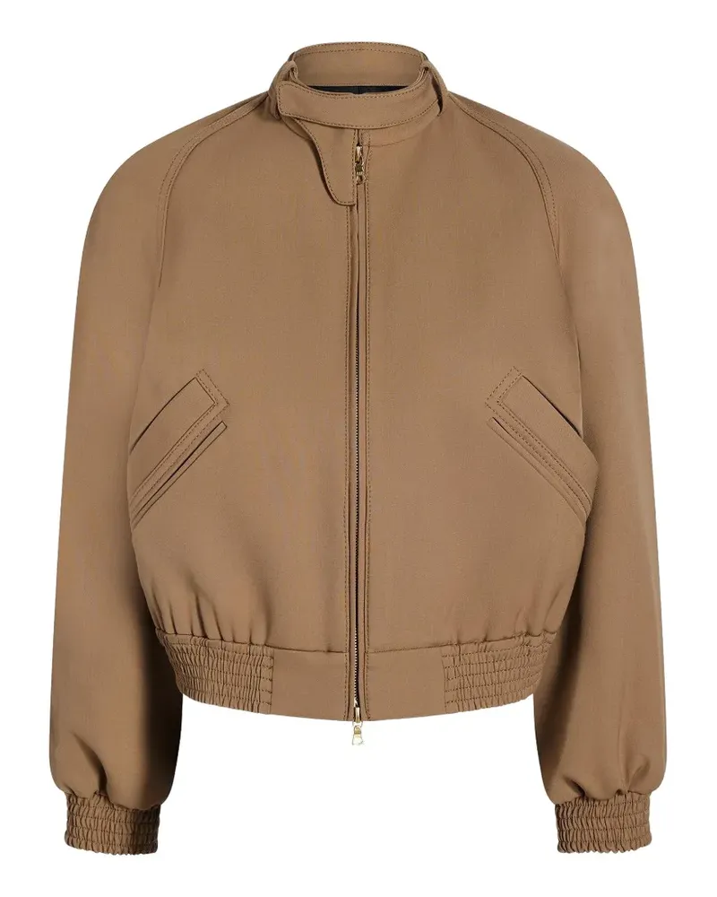 Adam Lippes Maclaren zip-up jacket - Braun Braun