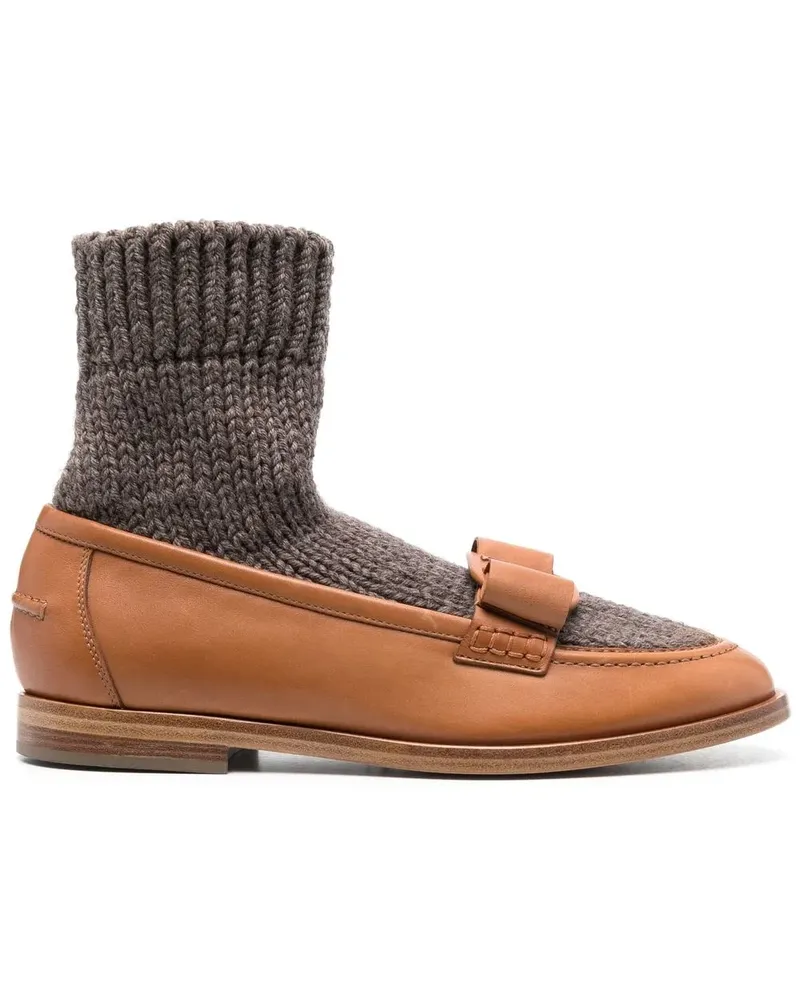 Ferragamo Viva Loafer mit Vara-Schleife - Braun Braun