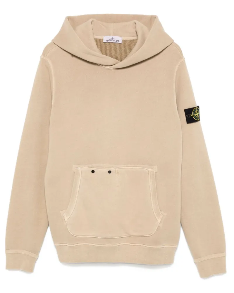 Stone Island Hoodie mit Kompass-Patch - Braun Braun