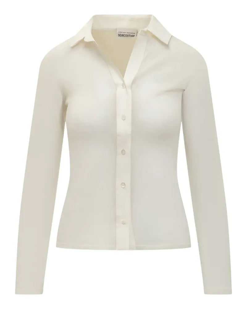 Semicouture Margaux Cardigan - Weiß Weiß