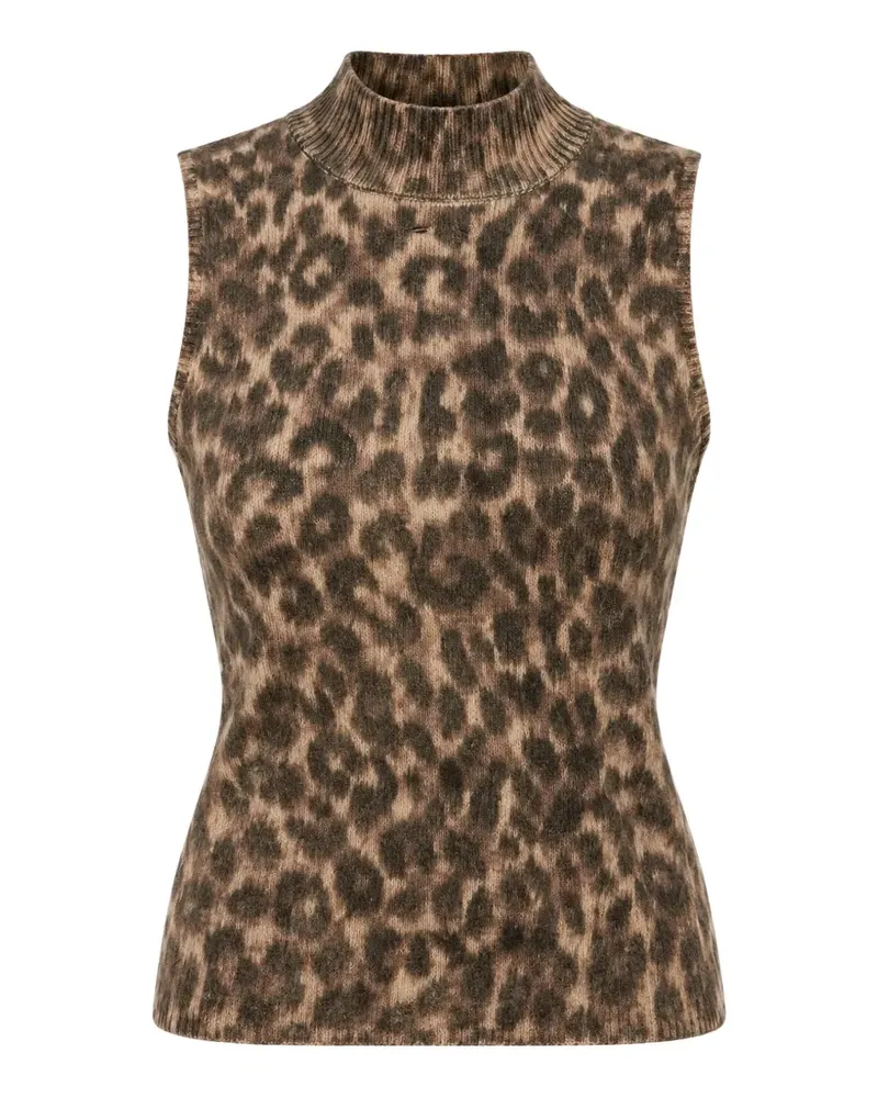 Barbara Bui Pullunder mit Leoparden-Print - Braun Braun