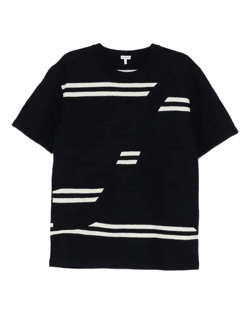 Loewe striped T-shirt - Blau Blau