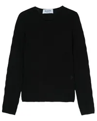 Blumarine Pullover mit Logo-Schild Schwarz