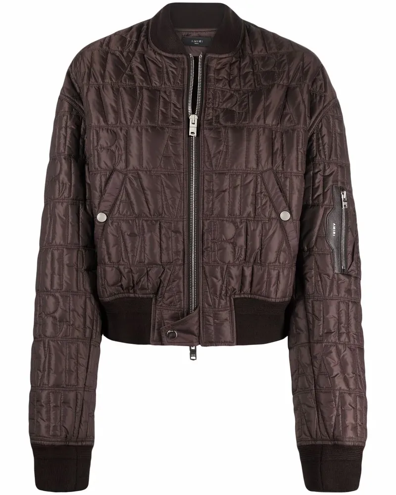 Amiri Gesteppte Bomberjacke - Braun Braun