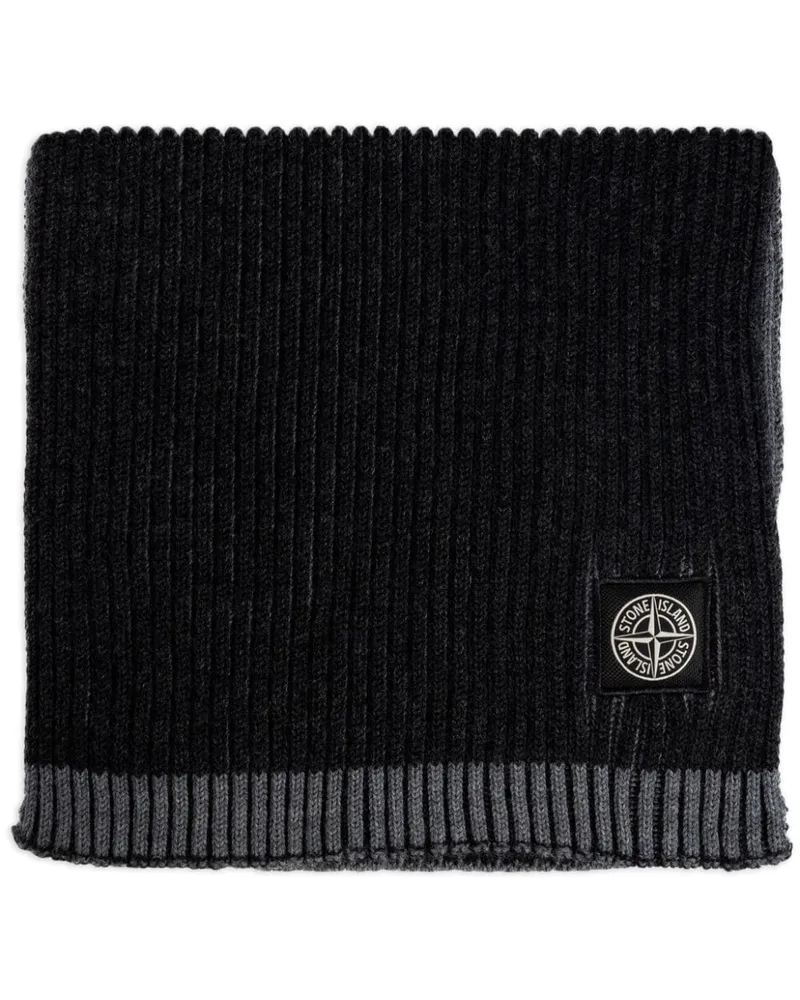 Stone Island Schal aus Vanisé-Strick - Grau Grau