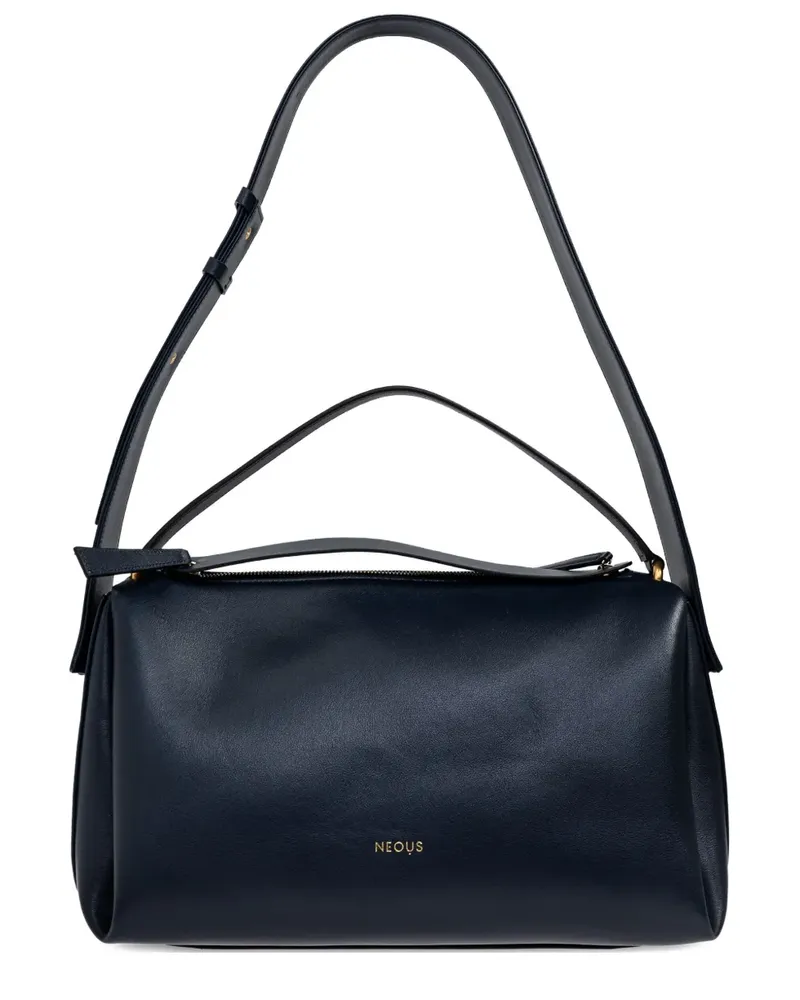 NEOUS Scorpius zip leather tote bag - Blau Blau