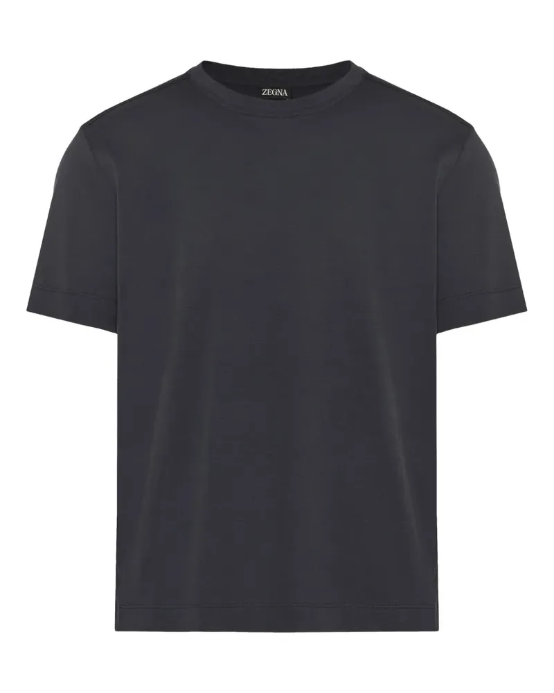 Ermenegildo Zegna Klassisches T-Shirt - Schwarz Schwarz
