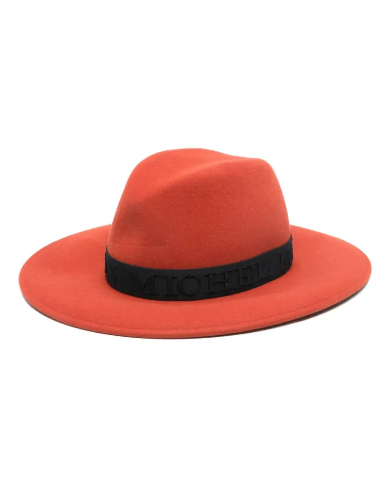 Maison Michel Zango Hut mit Schleife - Orange Orange