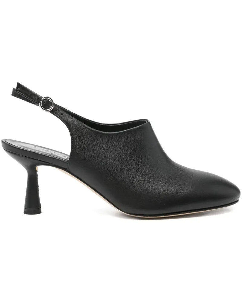 aeyde Slingback-Pumps 70mm - Schwarz Schwarz