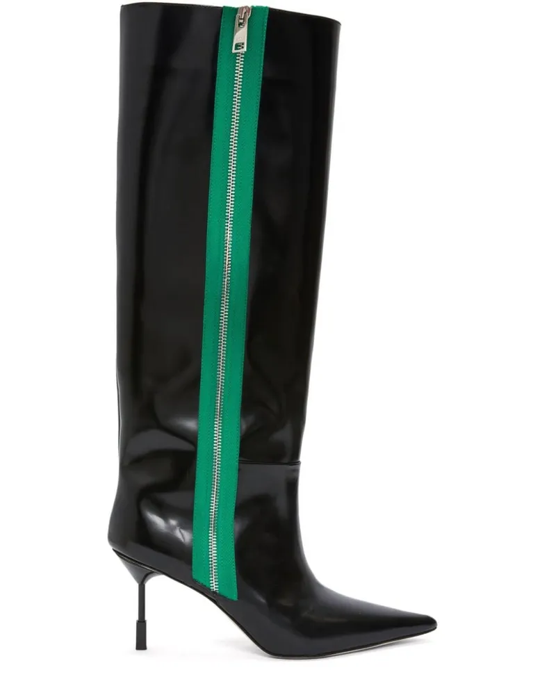 MSGM Stiefel mit spitzer Kappe - Schwarz Schwarz