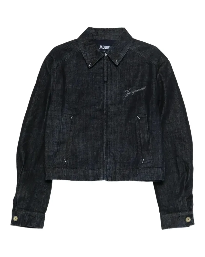 Jacquemus La veste de-Nîmes Canevas Jacke - Blau Blau