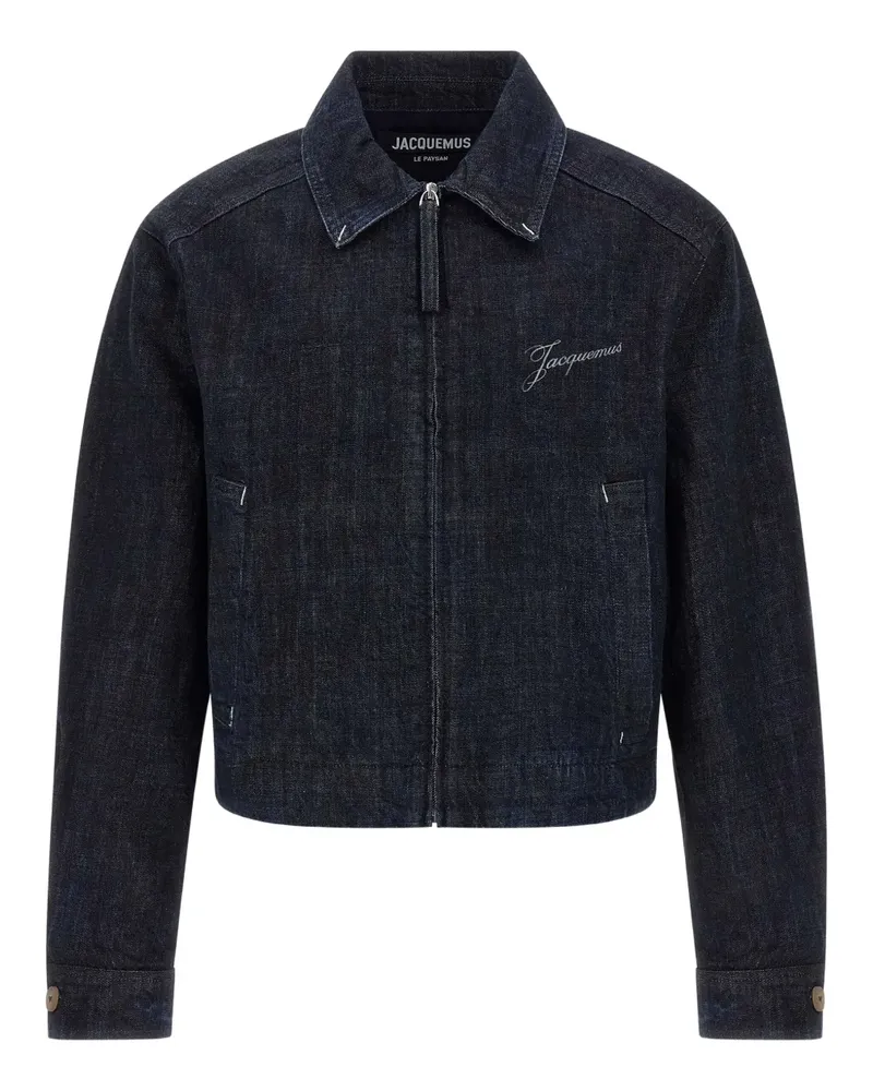 Jacquemus La veste de-Nîmes Canevas Jacke - Blau Blau
