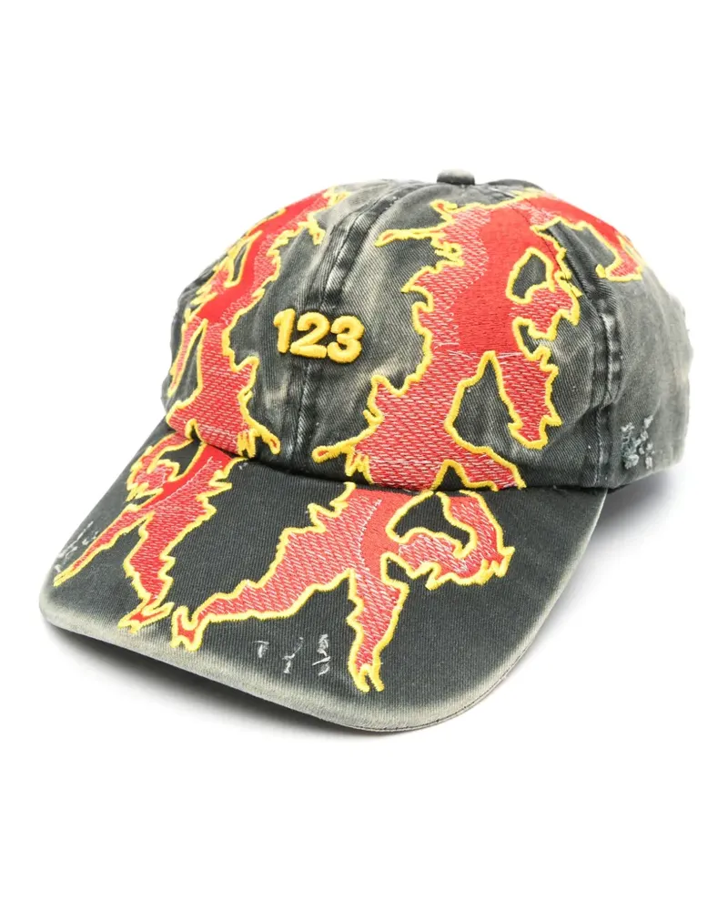 RRR123 Lambs Baseballkappe - Schwarz Schwarz