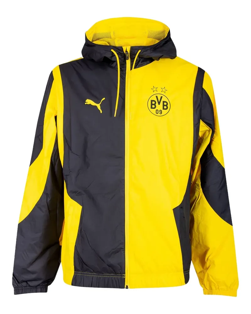 Puma Borussia Dortmund Kapuzenjacke - Schwarz Schwarz