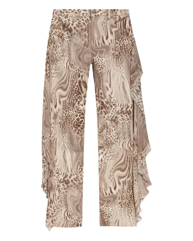 Blumarine Jeans mit Print - Braun Braun