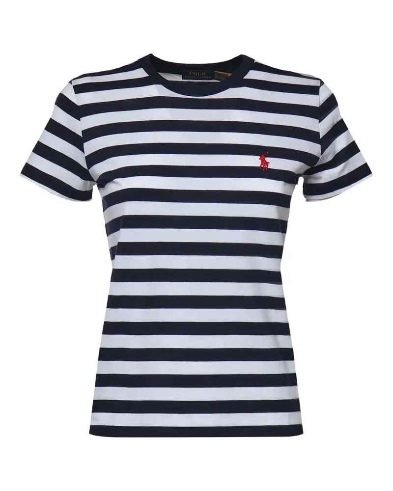 Ralph Lauren T-Shirt mit Querstreifen - Blau Blau