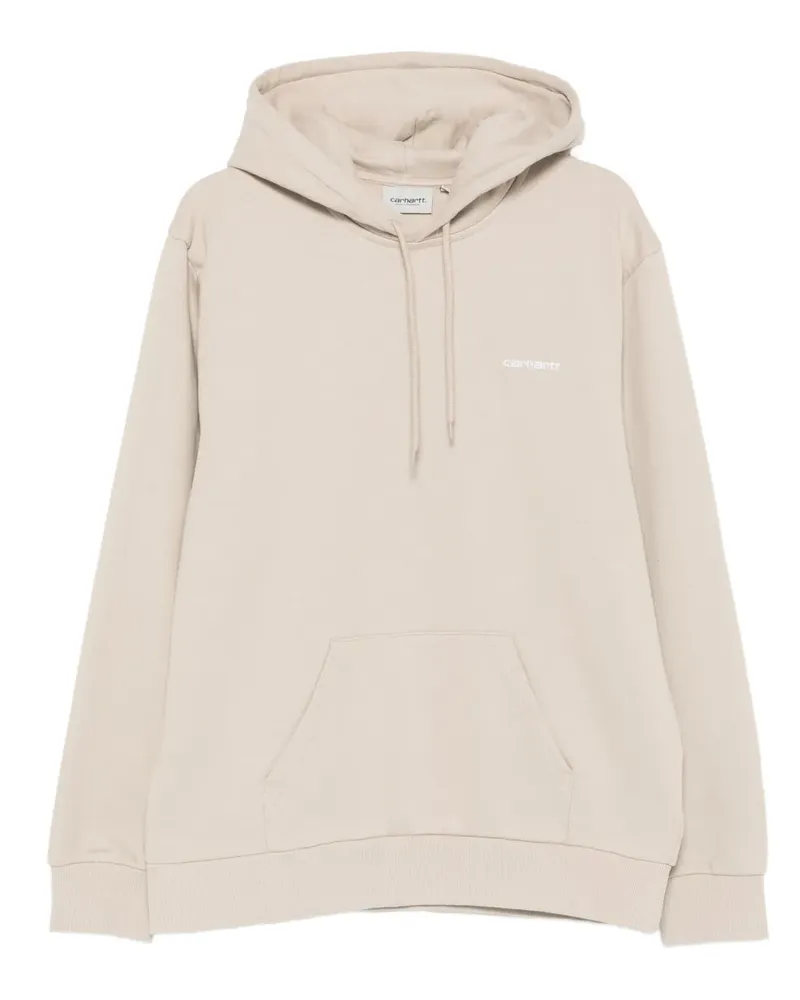 Carhartt WIP Hoodie mit Logo-Stickerei - Nude Nude