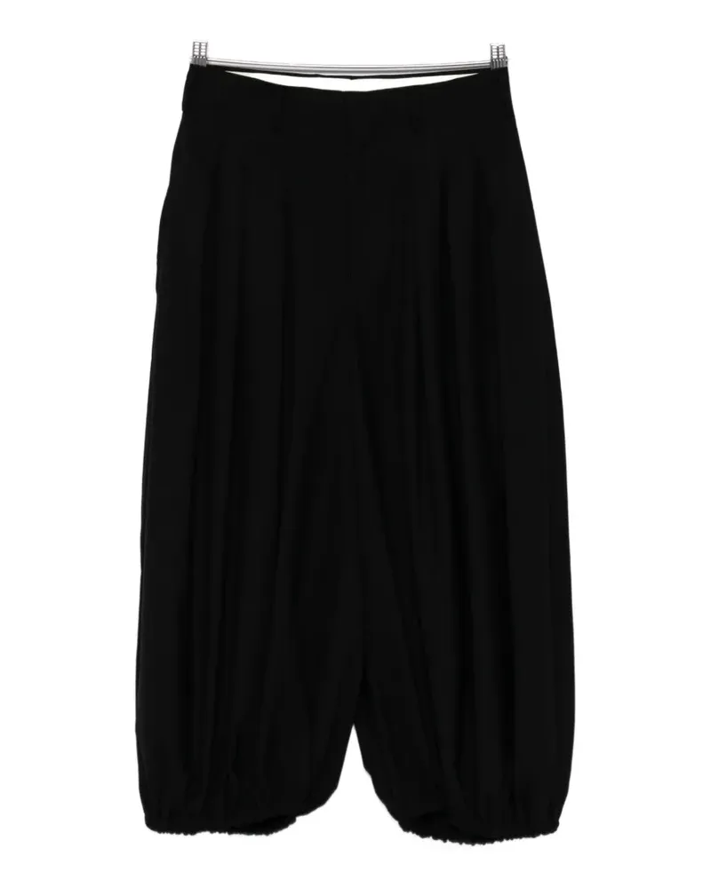 Comme des Garçons pleated trousers - Schwarz Schwarz