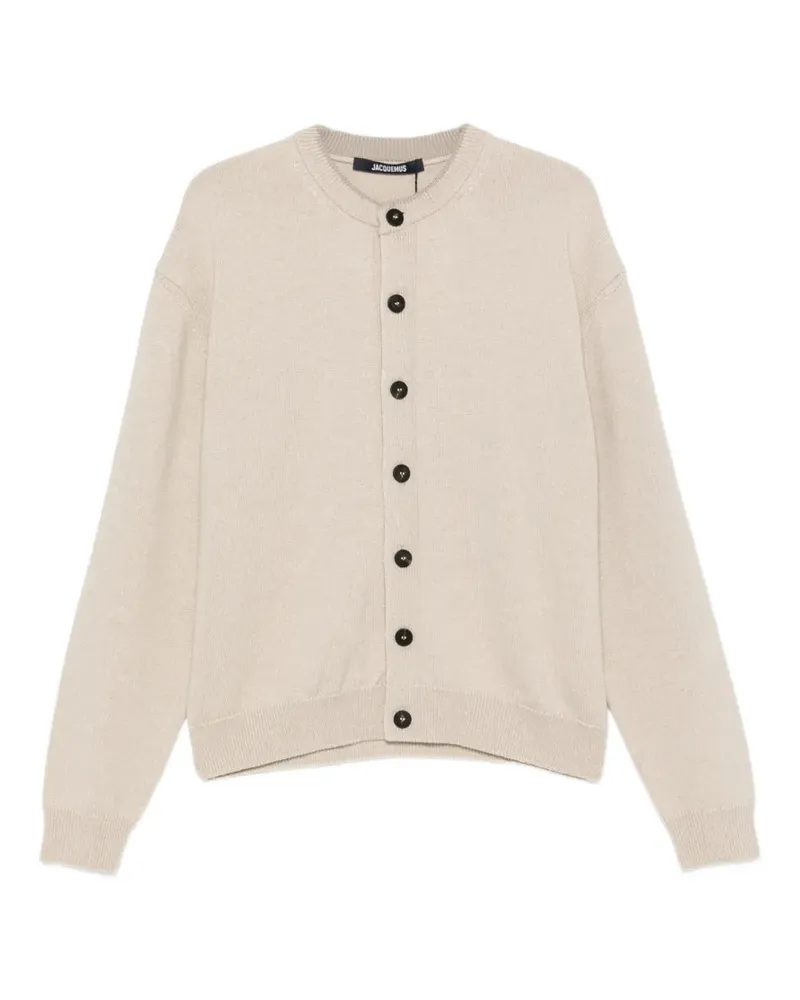 Jacquemus button-up oversized cardigan - Nude Nude