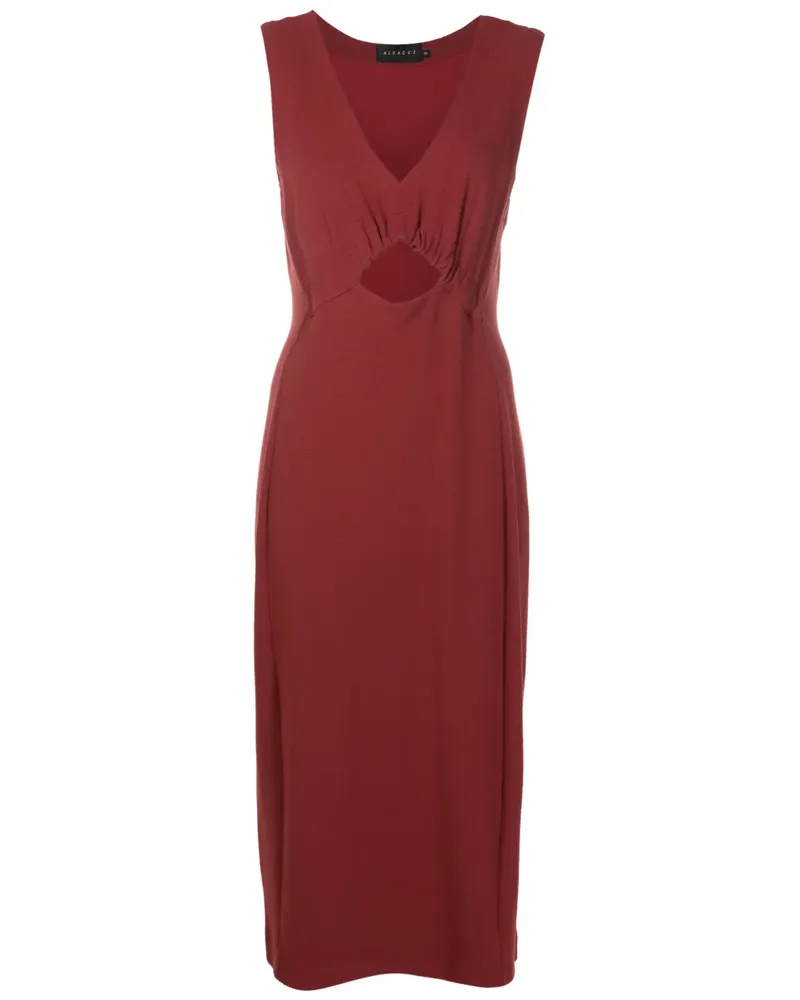 ALCAÇUZ Kleid mit Cut-Outs - Rot Rot