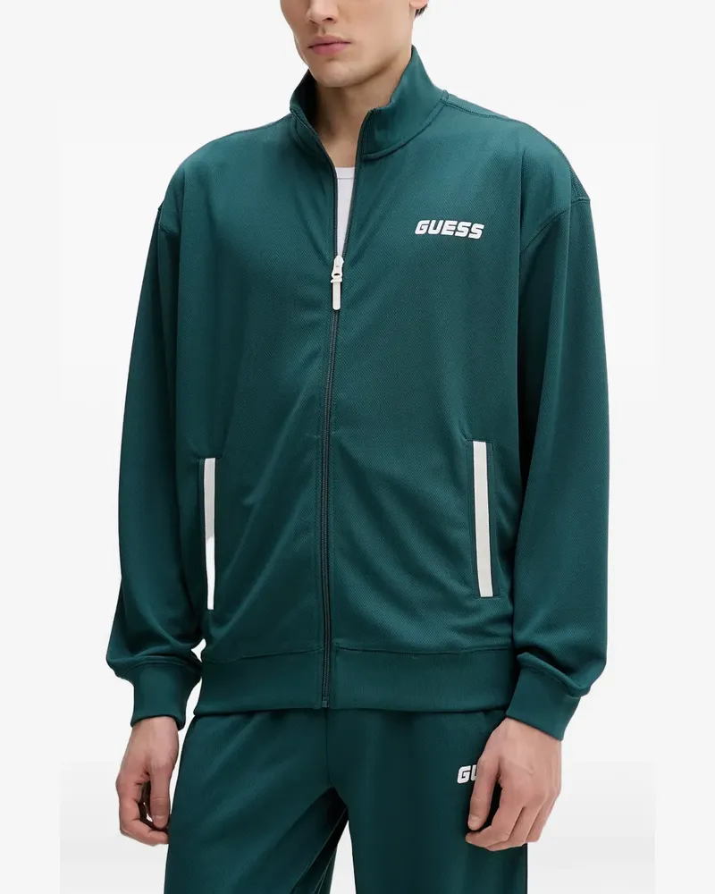 Guess Sweatshirt mit Reißverschluss - Grün Grün