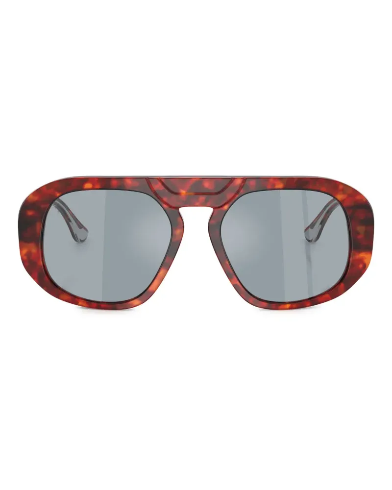 Ferrari Sonnenbrille mit geometrischem Gestell - Braun Braun