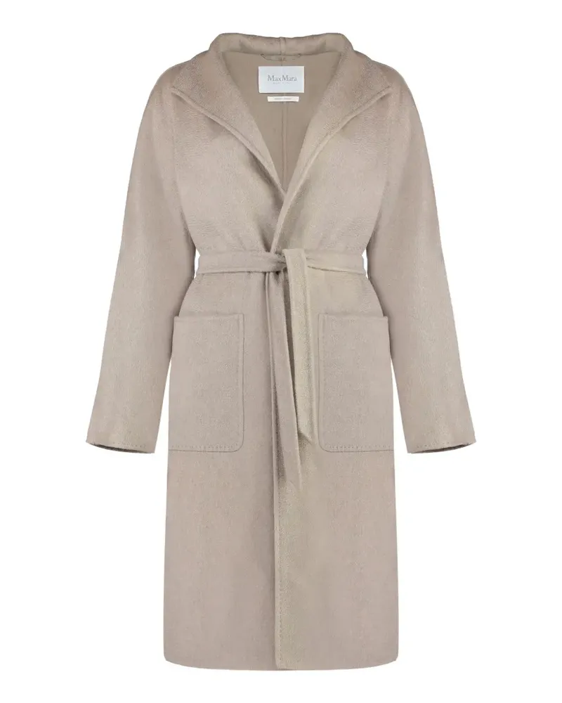 Max Mara lilia belted cashmere coat - Nude Nude