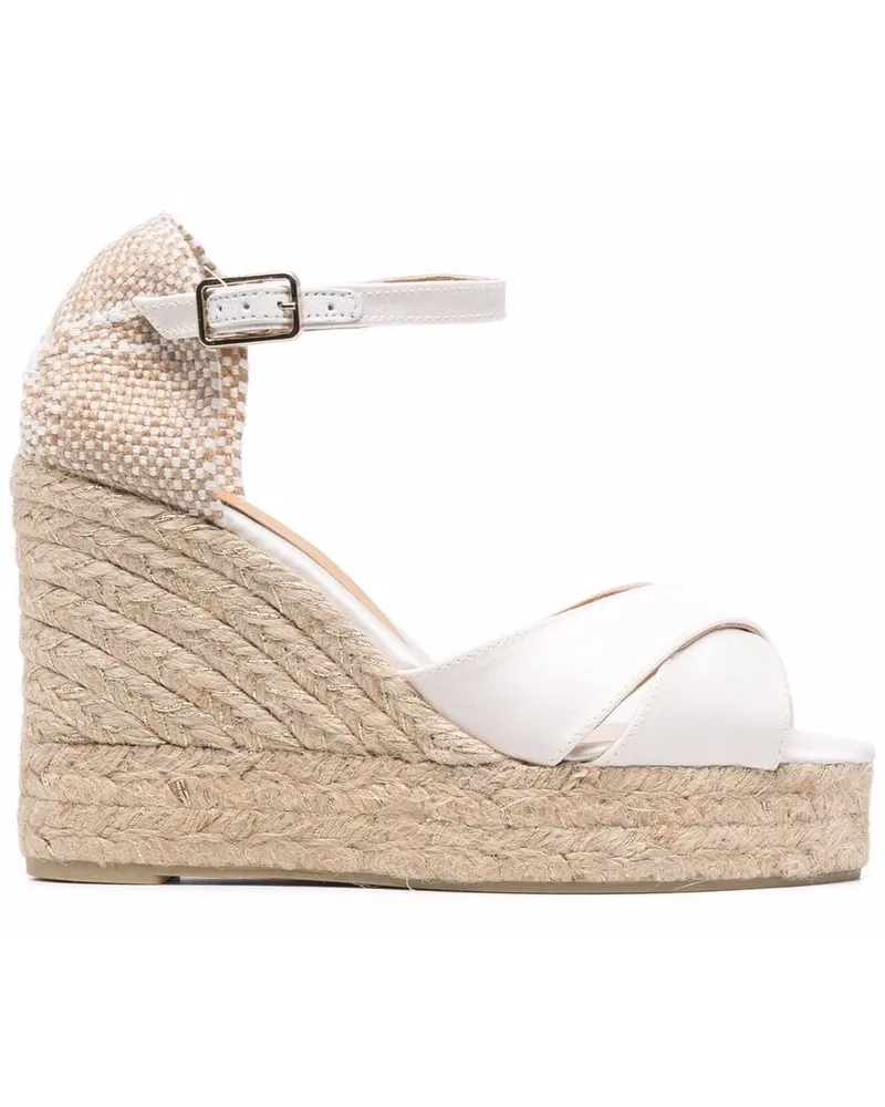 Castañer Espadrille-Sandalen mit Wedge Neutrals