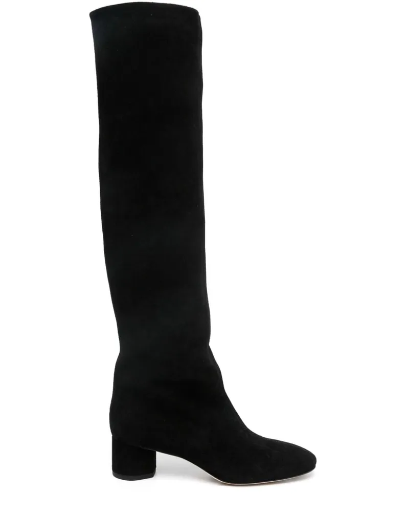 aeyde Willa Stiefel 45mm - Schwarz Schwarz