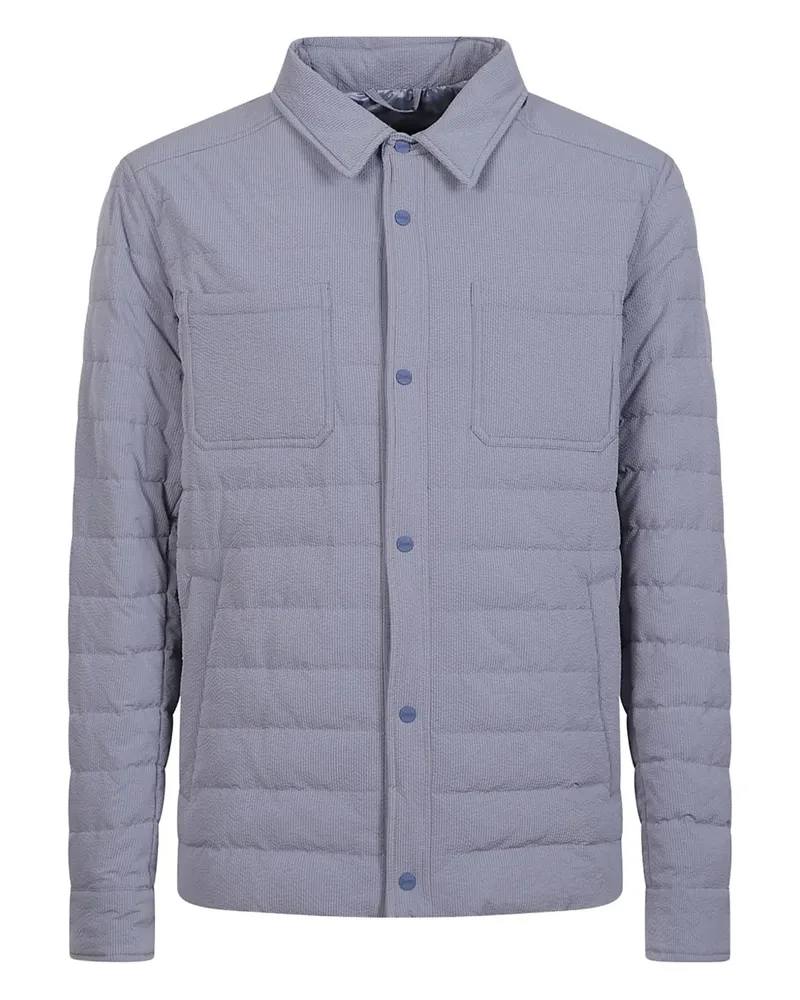 Herno Daunenjacke mit Knöpfen - Blau Blau