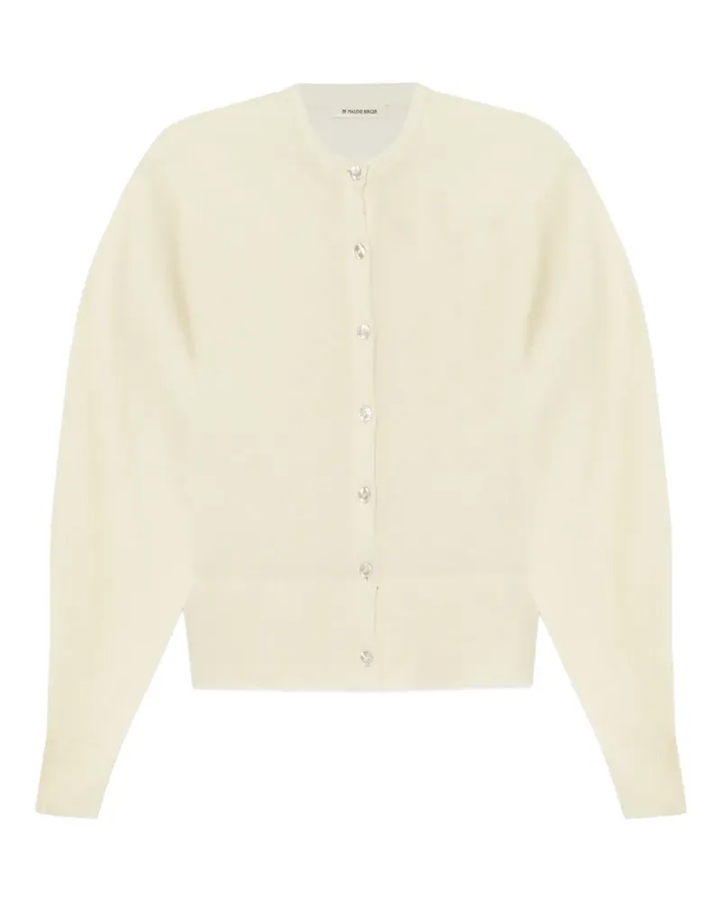 By Malene Birger Cardigan mit Knopfleiste - Weiß Weiß