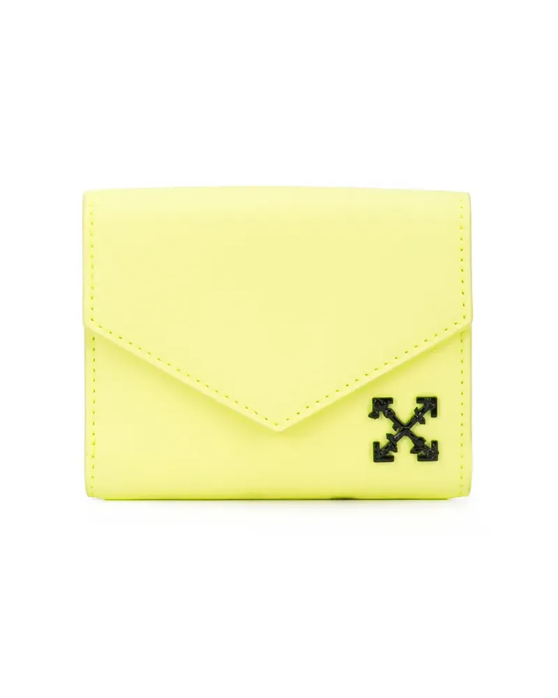 OFF-WHITE Portemonnaie mit Logo - Gelb Gelb