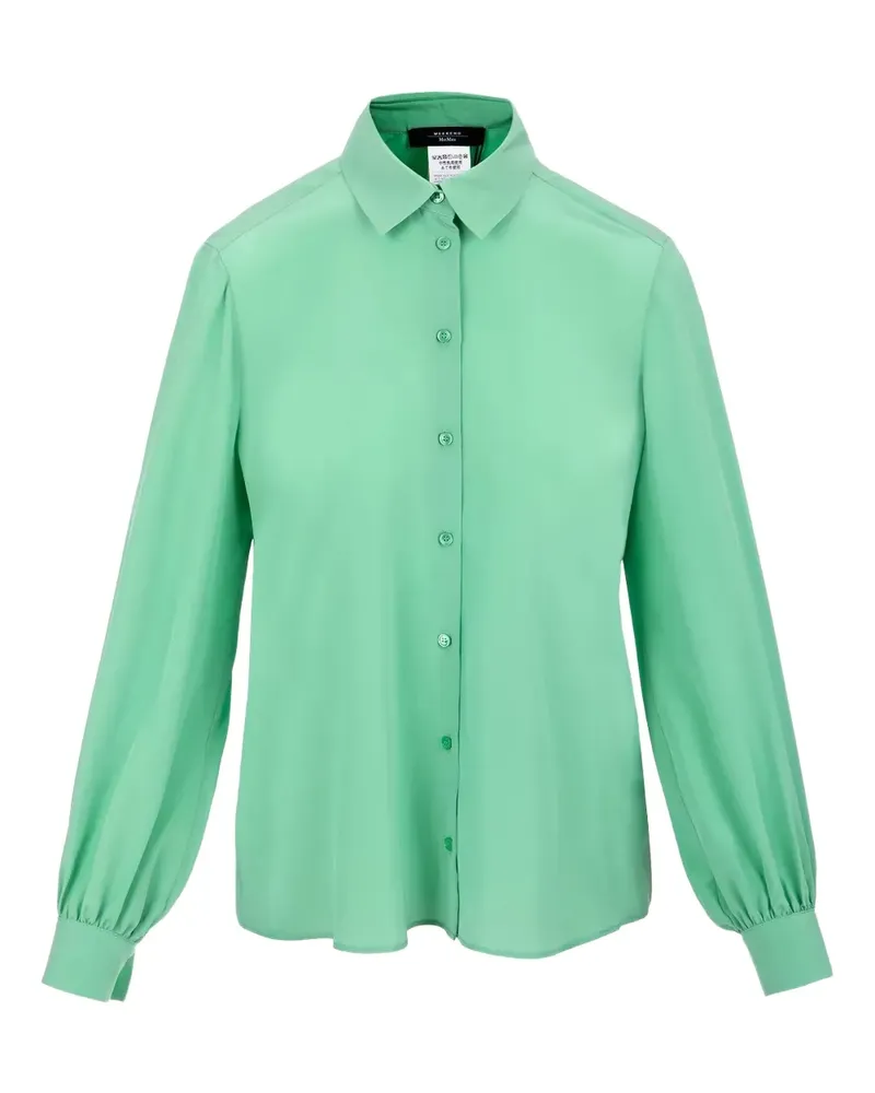Max Mara Geo Hemd - Grün Grün