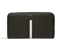 Kartenetui mit Besatzstreifen - Schwarz