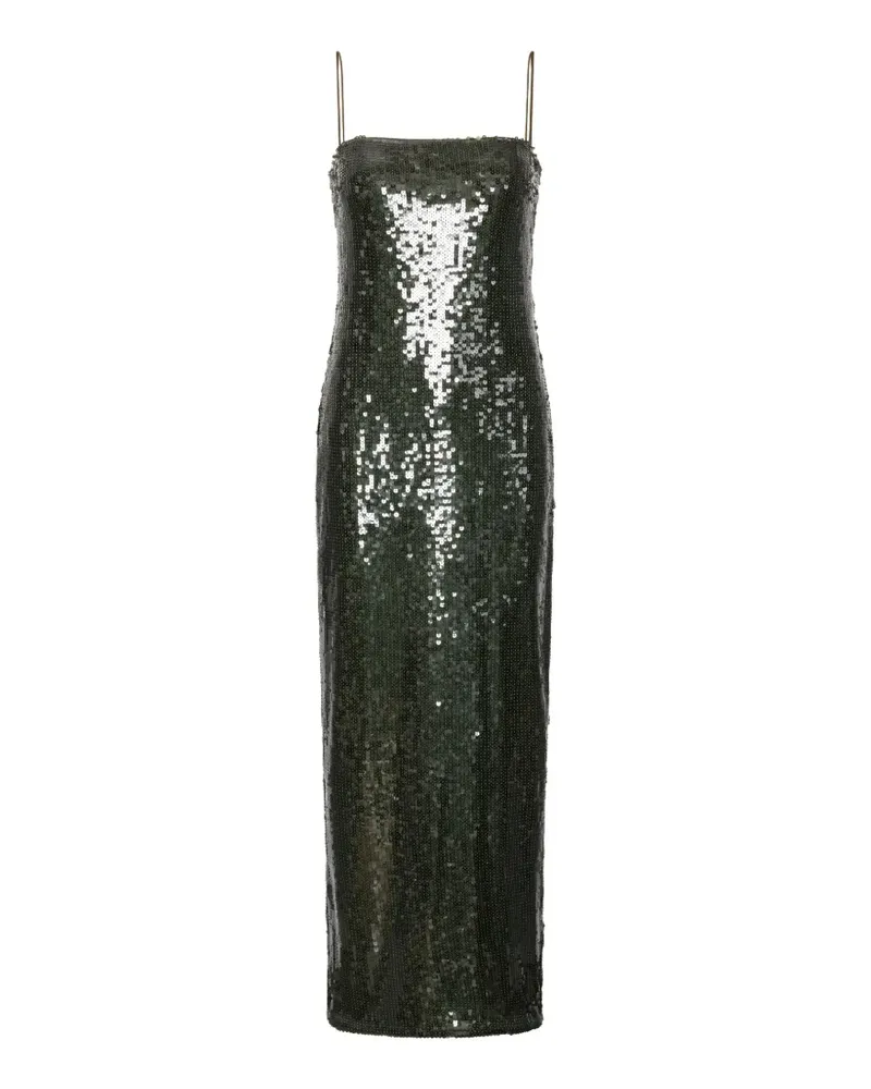 ROTATE Birger Christensen Camisole-Kleid mit Pailletten - Grün Grün