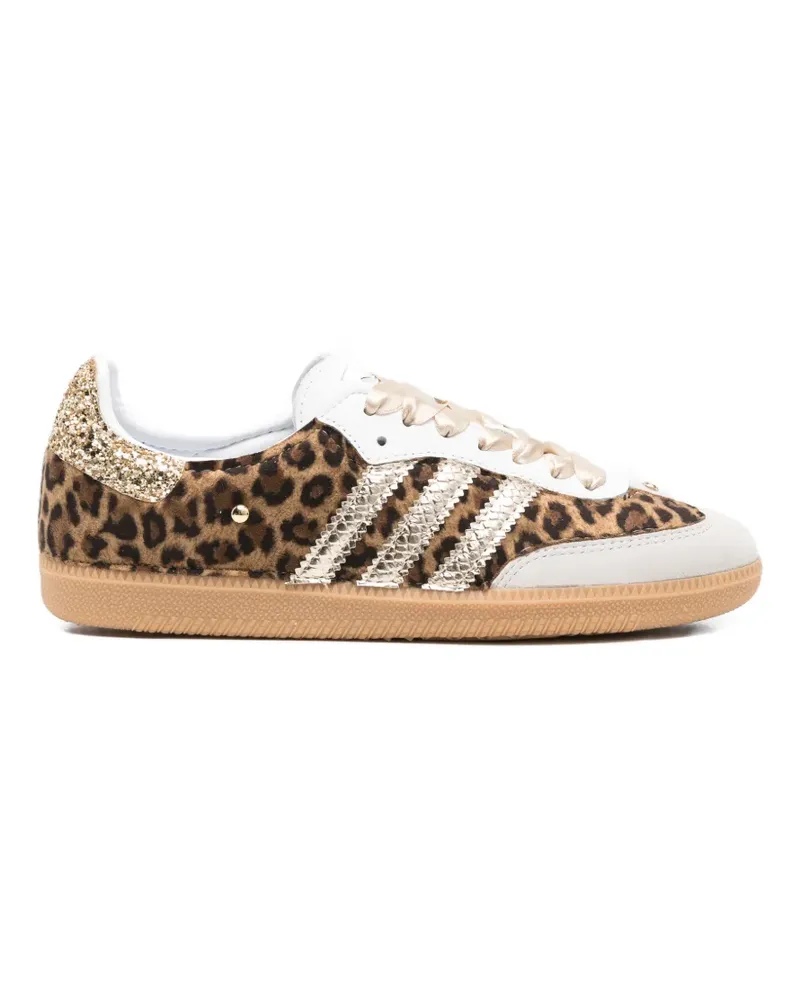 adidas Sneakers mit Animal-Print - Nude Nude