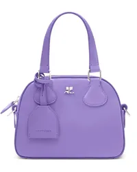 Courrèges Mini Bowlingtasche Violett