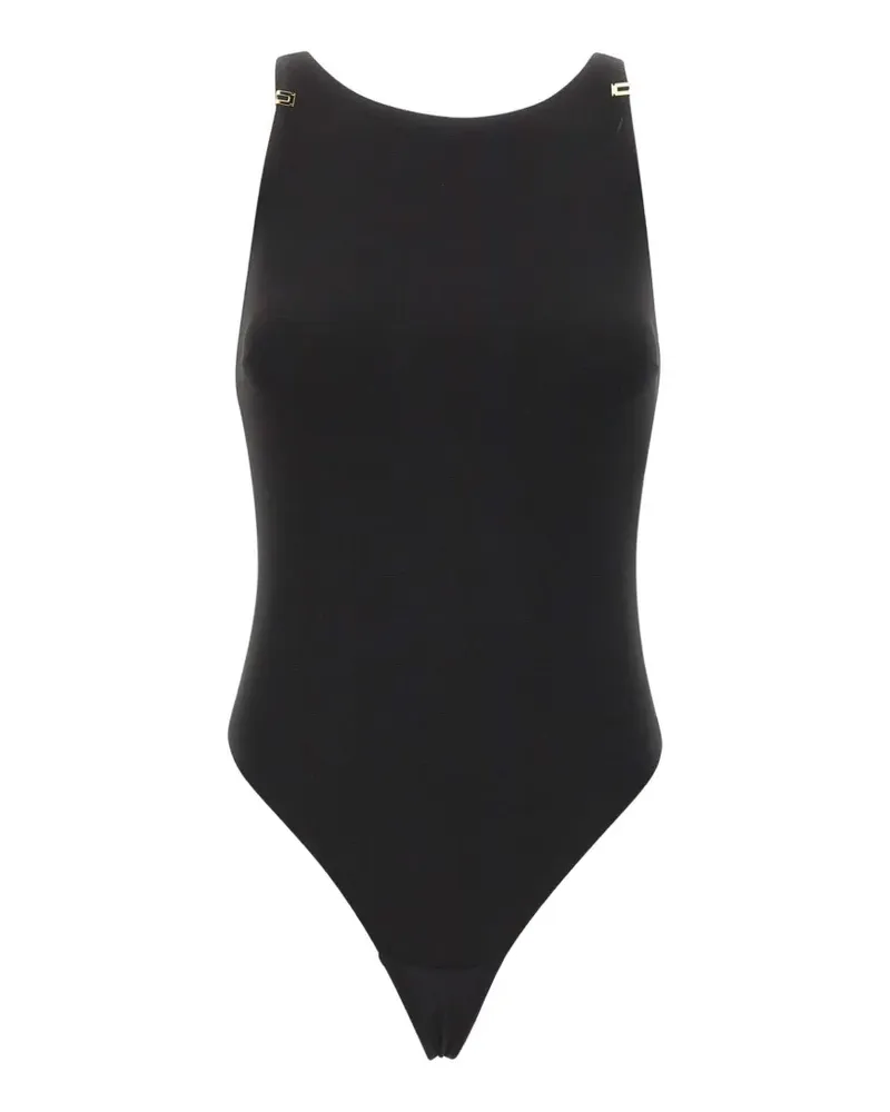 Elisabetta Franchi crew-neck bodysuit - Schwarz Schwarz