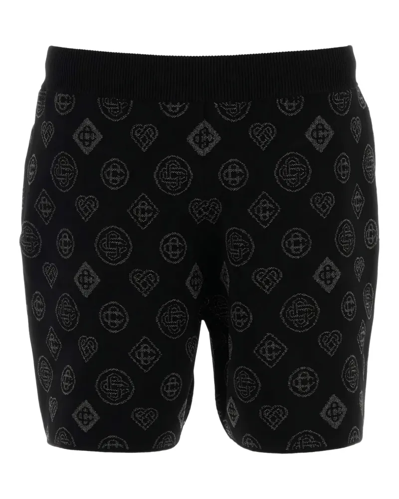 Casablanca Paris Bermudas mit Stickerei - BLACK Black