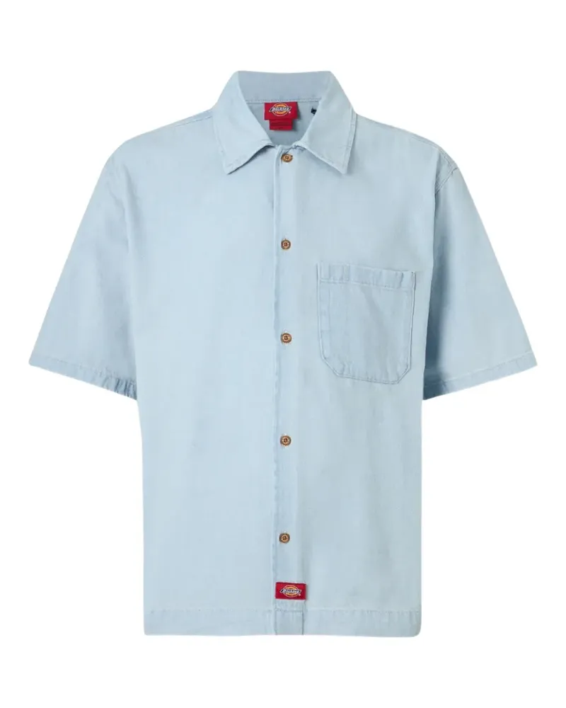 Dickies Kurzärmeliges Hemd - Blau Blau
