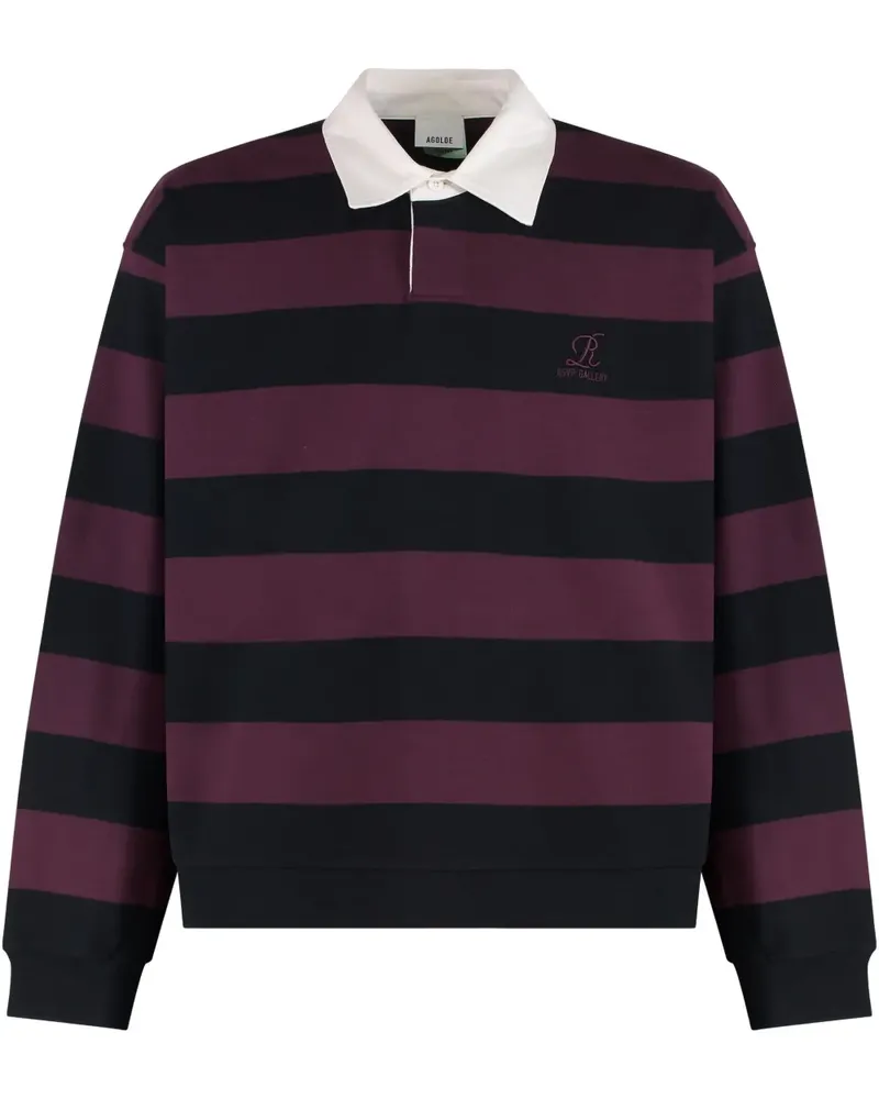 AGOLDE x RSVP Gallery langärmeliges Poloshirt - Rosa Rosa