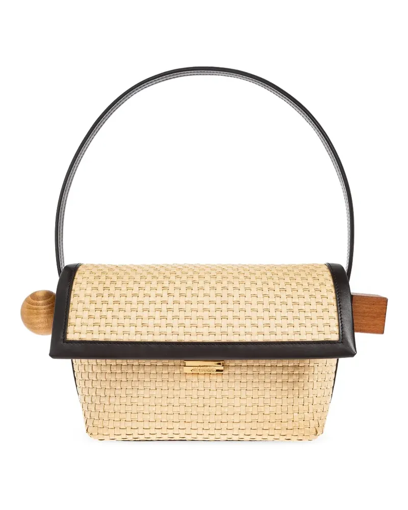 Jacquemus The Rond Carré Schultertasche - Nude Nude