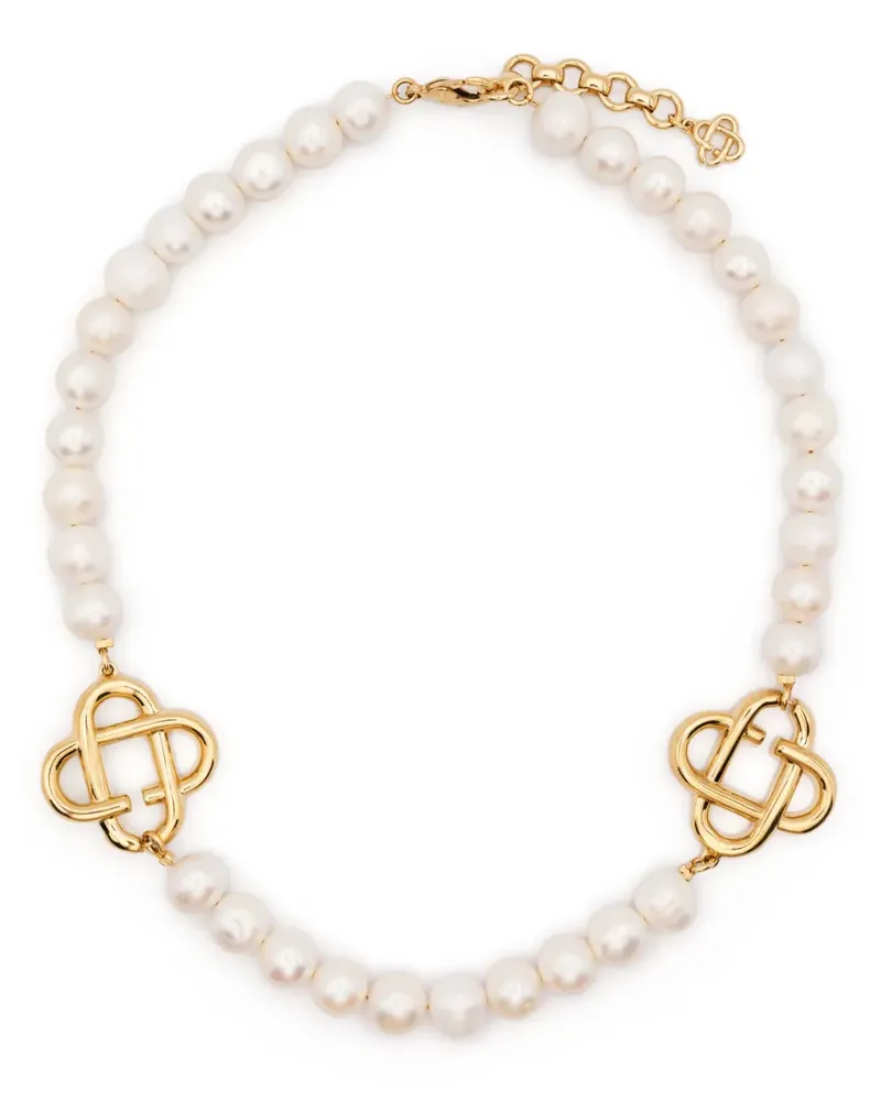 Casablanca Paris Halskette mit Süßwasserperlen - Gold Gold