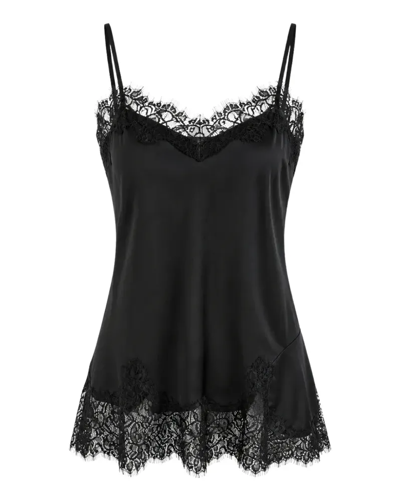 Gold Hawk Clothing Camisole-Top mit Spitzenbesatz - Schwarz Schwarz